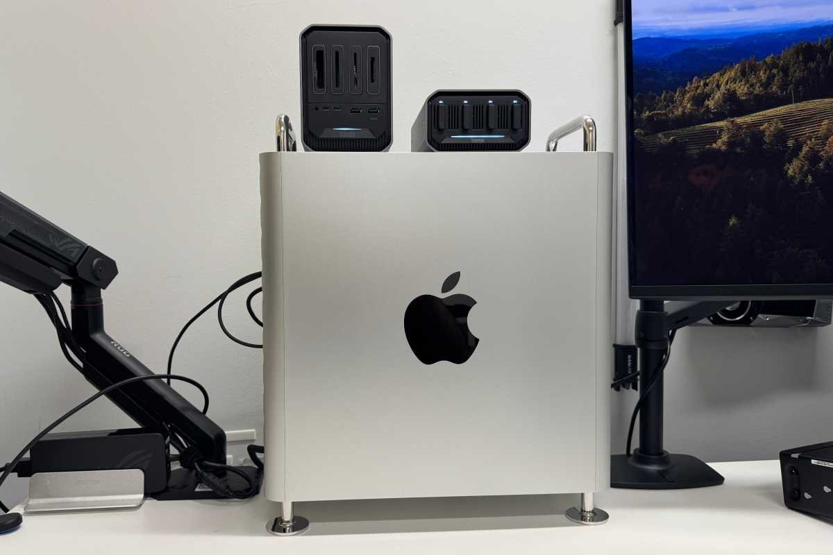 Mac Pro with external drives