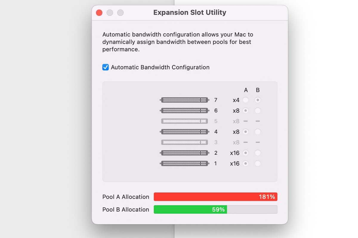 macOS Extension Space Tool