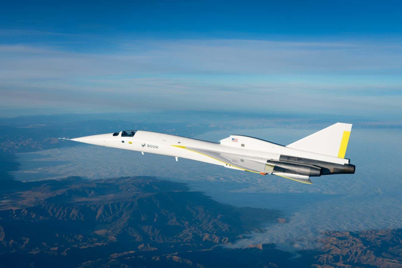 Experimental XB-1 aircraft go supersonic for the first time