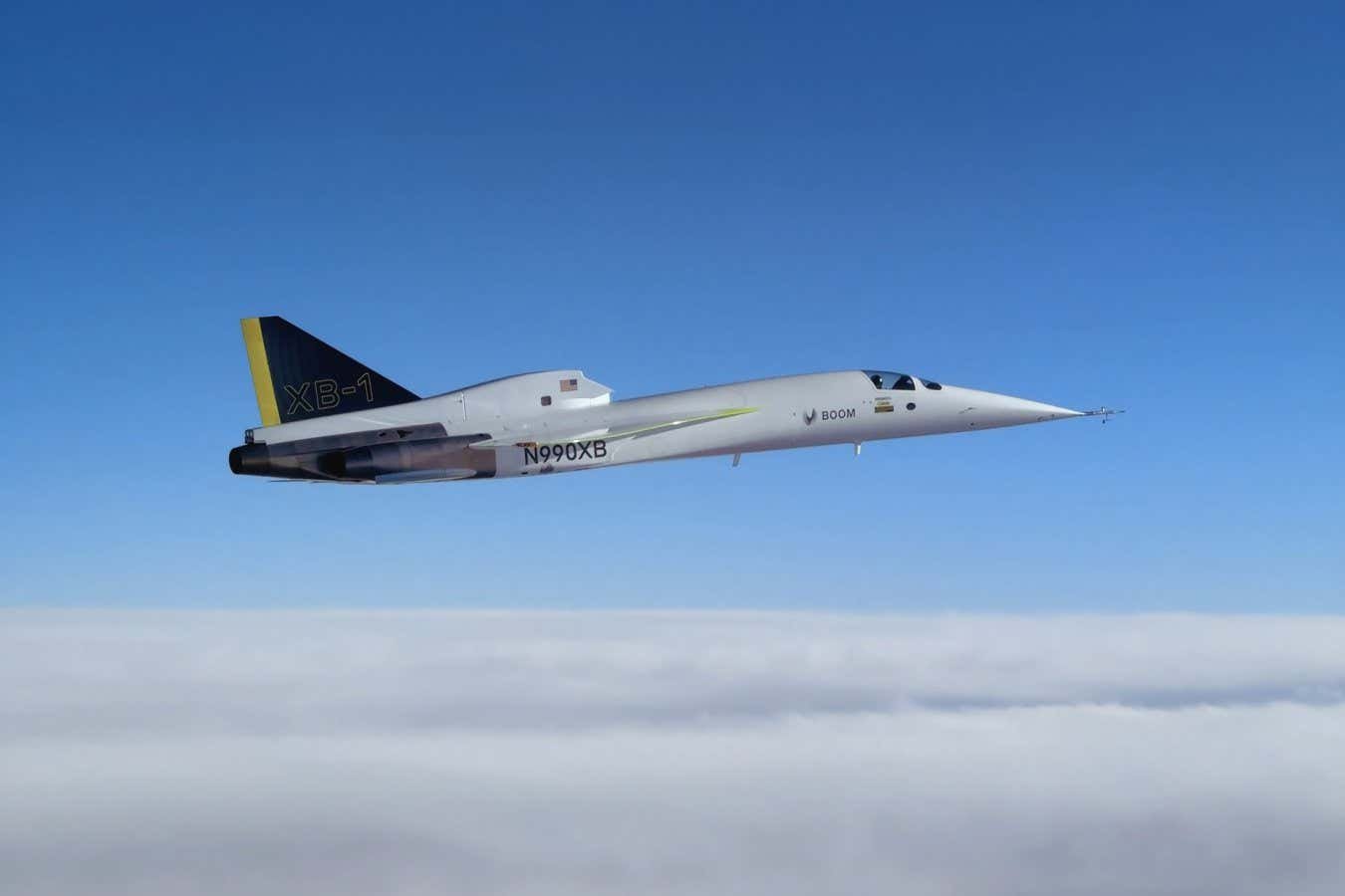 How the XB-1 aircraft became supersonic without a sonic boom