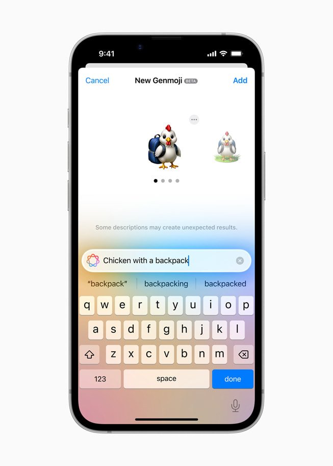 Apple iPhone 16E Apple Intelligence Genmoji 250219 Inline JPG Large