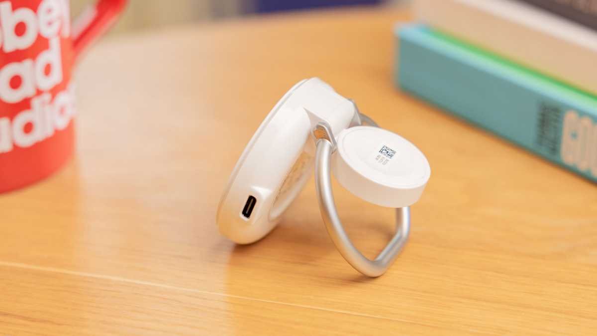 Hyperjuice Qi2 2 in 1 Magnetic Charging stands Folded Out