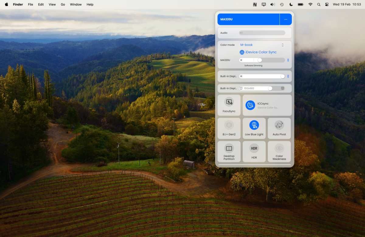 Benq MA320U Pilot -App