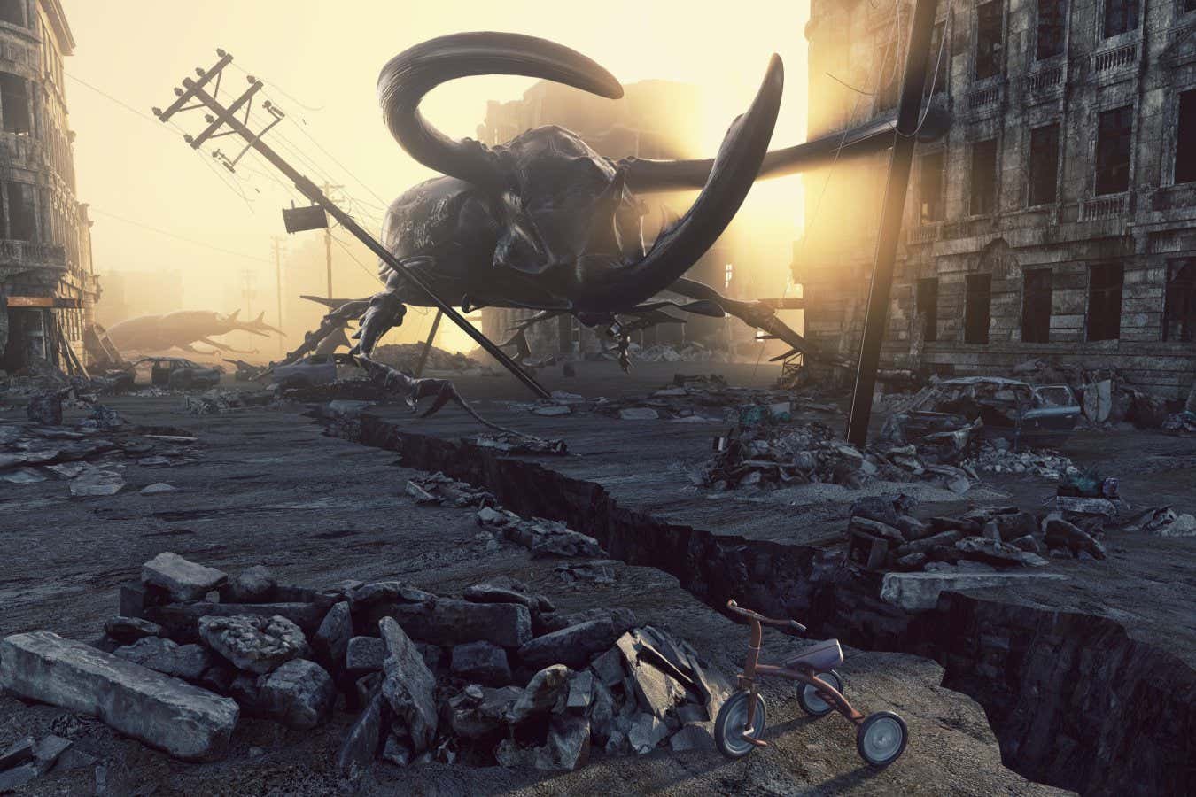 Large foreign insect in destroyed. Stranger insects in corn's best new sci-fi