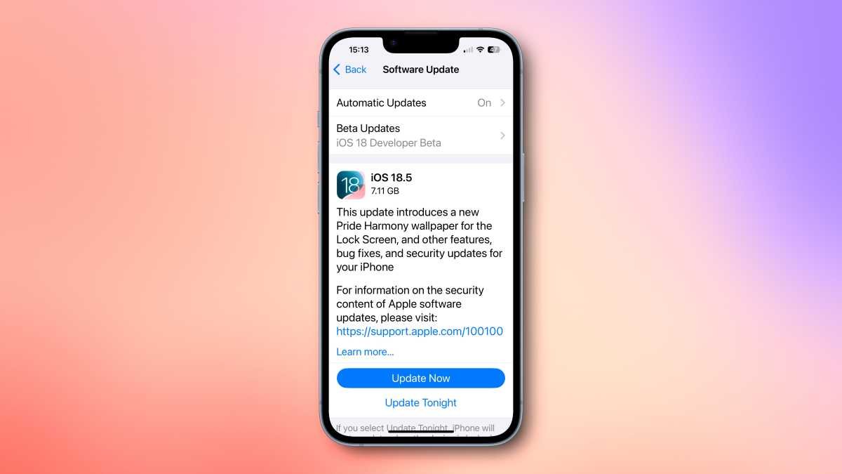 iOS 18 develops beta