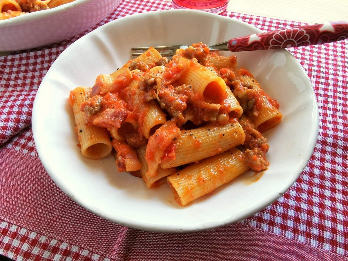 Rigatoni Alla Zozzona from Rome.