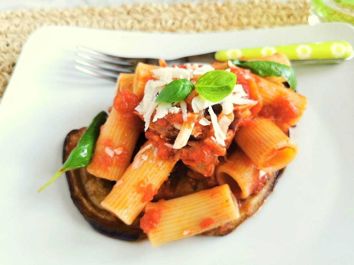 Rigatoni Alla Norma from Sicily.