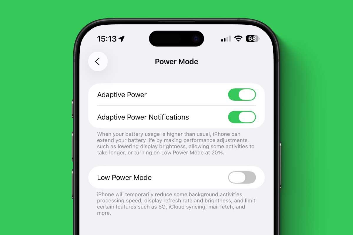 Adaptive force iOS 26
