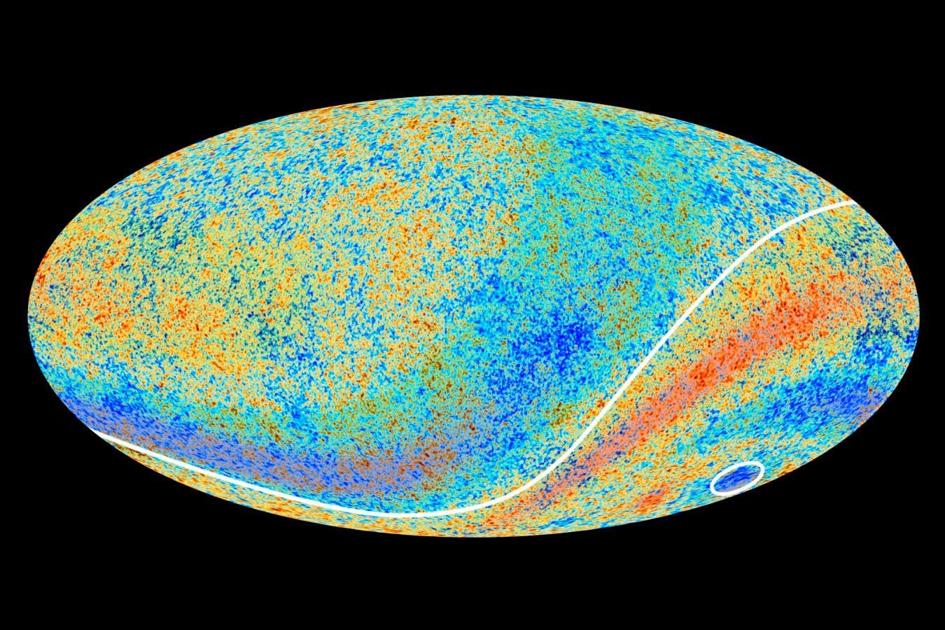 There is a weird strip in the universe - and we still do now why