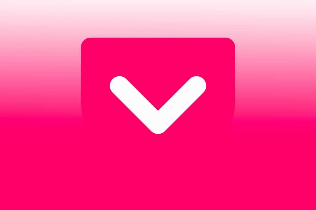 pocket icon gradient graphic