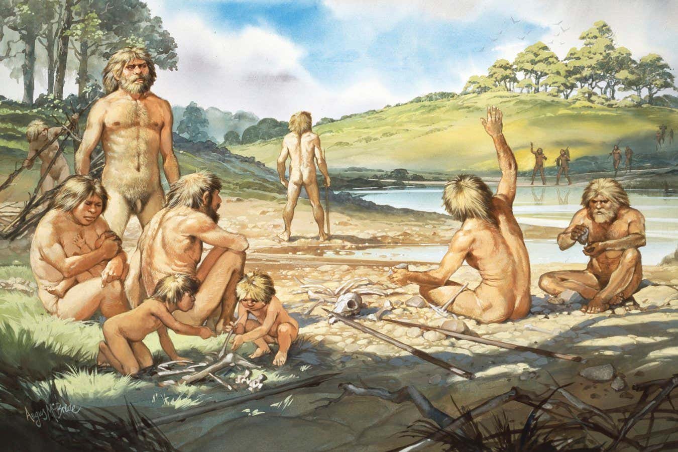 Who were the first people to reach the British Isles?